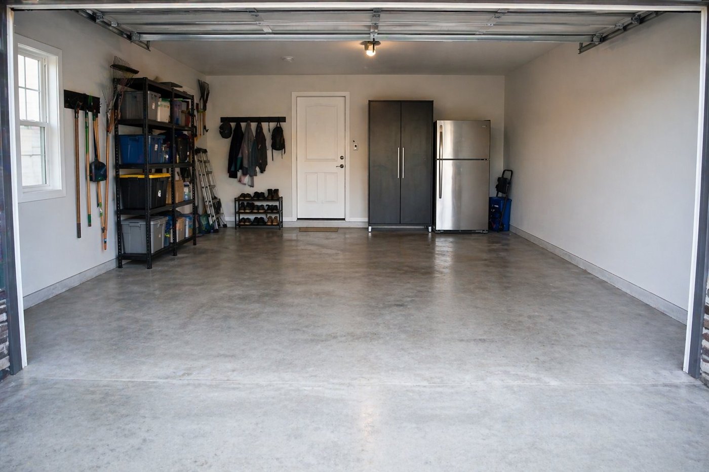 Empty clean garage after Haulor cleanout